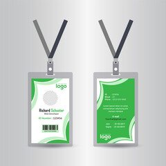 Modern & Creative ID Card Design Template.