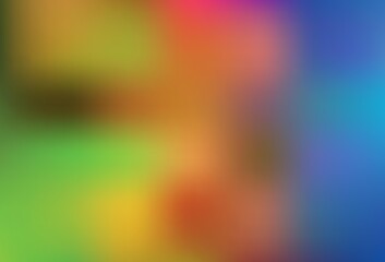Light Multicolor vector colorful blur background.