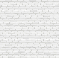 Seamless pattern of Gray  brick wall texture.