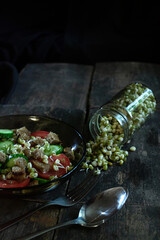 mung bean, seedlings