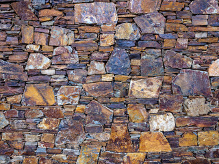 Dry-built wall of stones