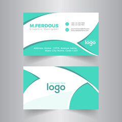 Modern corporate business card Design Template