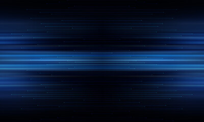 Futuristic fractal digital science technology background. Smooth lines, color gradient. Neon light, abstract reflection and perspective.