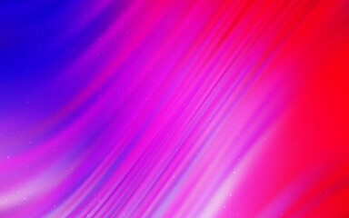 Fototapeta premium Light Pink, Blue vector texture with milky way stars. Blurred decorative design in simple style with galaxy stars. Pattern for futuristic ad, booklets.