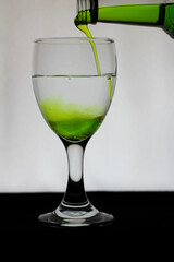 a glass of melon juice made from MARJAN