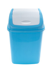 blue plastic container