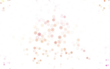 Light Red vector texture with disks.