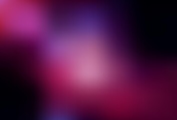 Dark Purple, Pink vector blurred bright pattern.