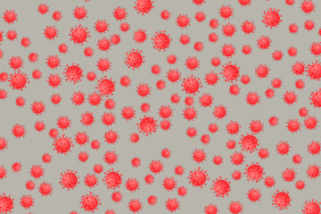 Fototapeta na wymiar Coronavirus disease COVID-19 infection medical illustration,3D illustration