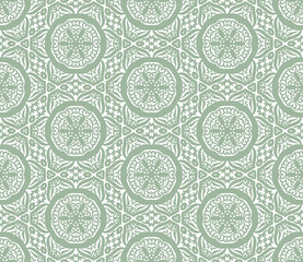 Abstract thin line curly seamless pattern. Linear ornamental geometric background. Wrapping paper. Vector illustration.              