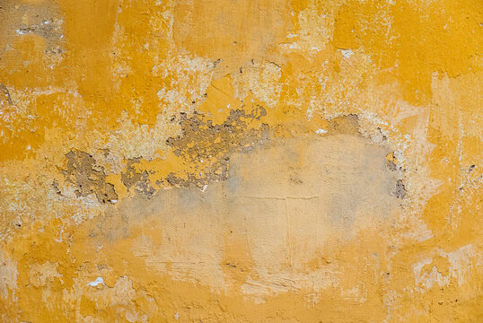 Old yellow wall