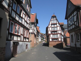 Obergasse Büdingen Wetterau Rhein-Main-Gebiet