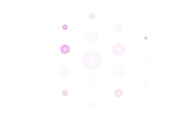 Light Pink, Red vector layout with circle shapes.