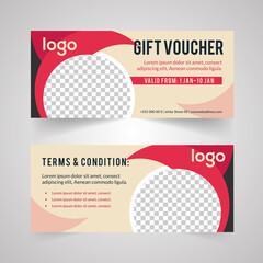 Gift Voucher & Discount Based Web banner template Design.