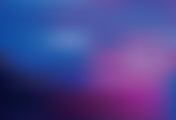 Dark Pink, Blue vector blurred shine abstract background.