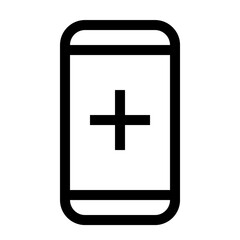 Obraz premium Emergency call icon. Doctor call by phone.