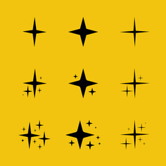 Yellow sparkle spark