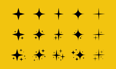 Yellow sparkle spark