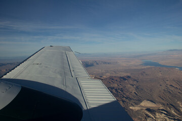 Fototapeta na wymiar Flying over the Grand Canyon