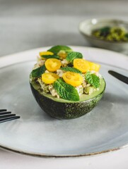 Variations about avocado. Avocado recipe.