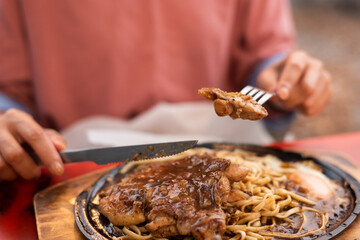 Taiwanese night market steak