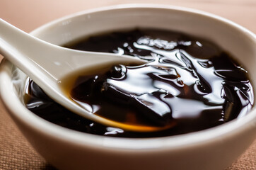 mesona black herbal tea