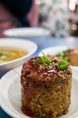 Taiwanese snacks of canned rice cake