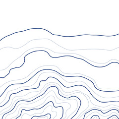topographic map vector illustration abstract height lines isolated on a white background
