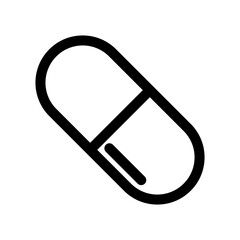 Pill line icon. Medical treatment icon, symbol