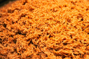 Salted shrimp at Ganghwa Pungmul market in Incheon, Korea