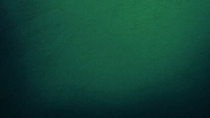soft and smooth gradient green concrete wall with dark corner. abstract background.
