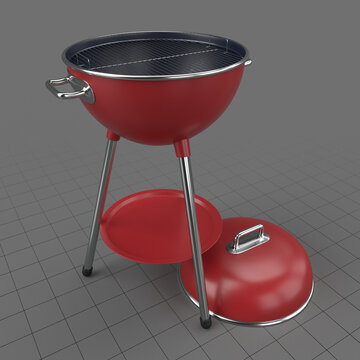 Kettle charcoal grill 2