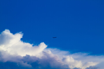 white cloud on blue sky