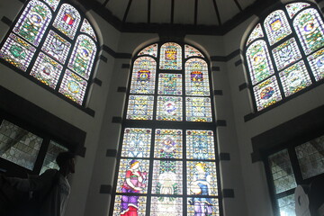 stained glass window