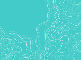 topographic map vector illustration abstract height lines isolated on a blue background