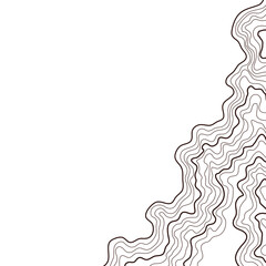 topographic map vector illustration abstract height lines isolated on a white background