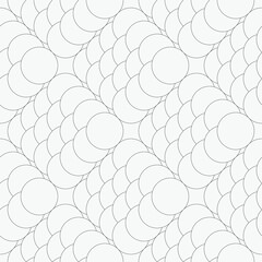  Vector seamless pattern. Stylish texture with figures from circles. Geometric lattice pattern.