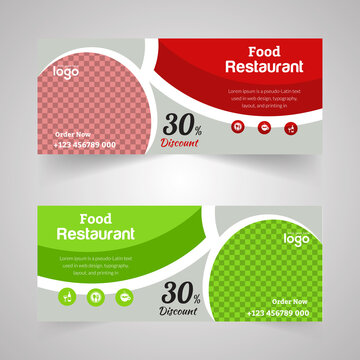 Food & Restuaruant Concept Web Bannar Design.