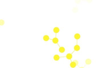 Light Red vector background with forms of artificial intelligence.