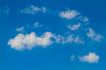 white cloud on blue sky