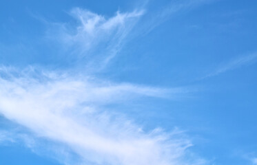 Fototapeta na wymiar blue sky with clouds background