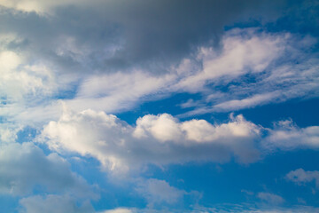 white cloud on blue sky