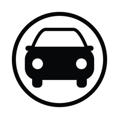 parking space, parking zone, traffic sign vector