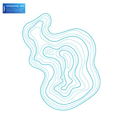 topographic map vector illustration abstract height lines isolated on a white background