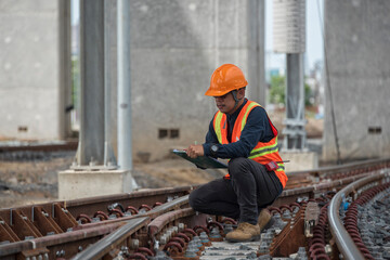 construction worker on the construction site