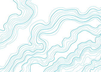 topographic map vector illustration abstract height lines isolated on a white background