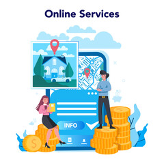 Qualified real estate agent or realtor online service or platform.