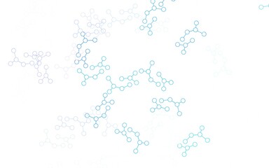 Light Pink, Blue vector texture with artificial intelligence concept.
