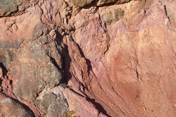 Obraz premium Bauxite - Cava dismessa nel Parco Nazionale dell'alta Murgia - Spinazzola (BAT)