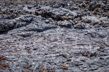 Lava flow detail on Pico do Fogo, Cape Verde
